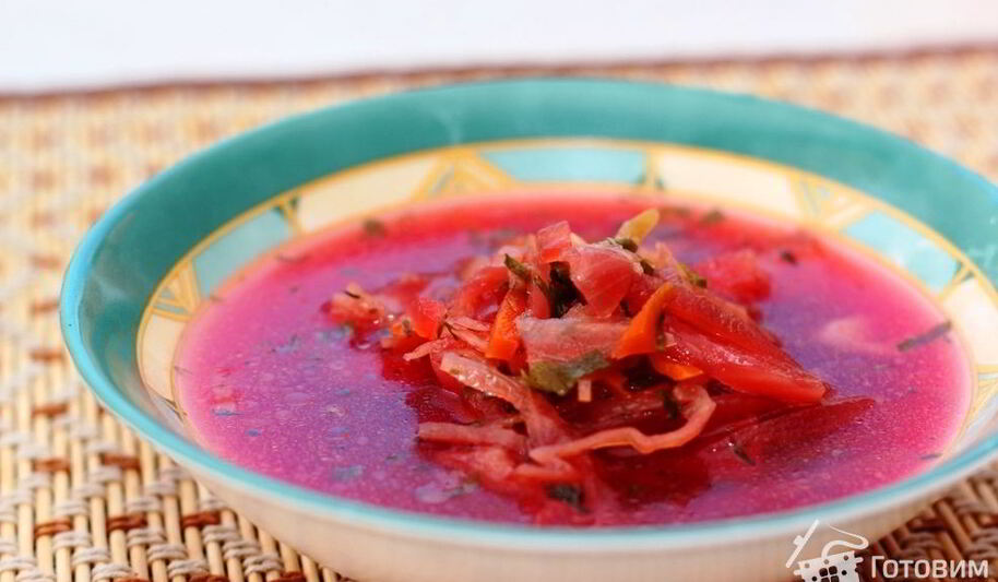 Рецепт борща диетического