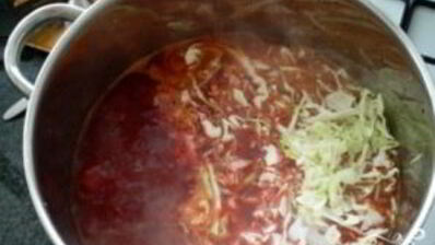 борщ из конины