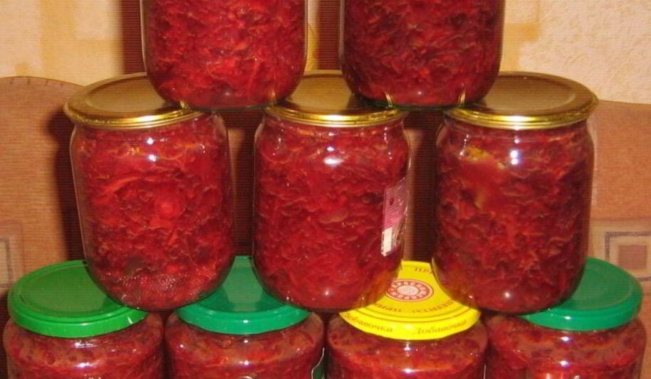 Рецепт борща на зиму