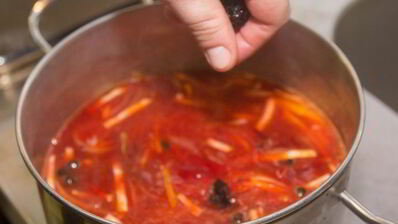 борщ с черносливом