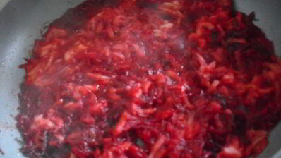 борщ с фасолью и яблоками