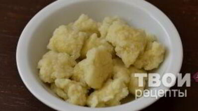 борщ с галушками