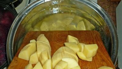 борщ с консервированной фасолью