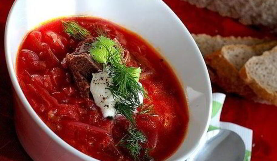 Рецепт борща в микроволновке