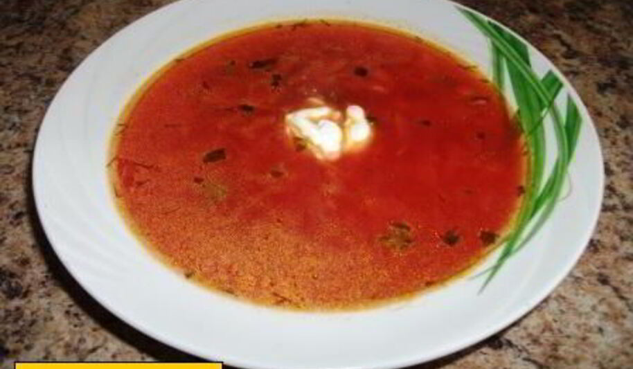 Рецепт говяжьего борща со свеклой и свежей капустой