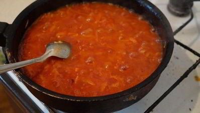 капустник — украинский деревенский борщ