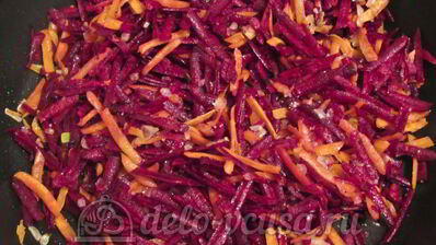 красный борщ с фасолью