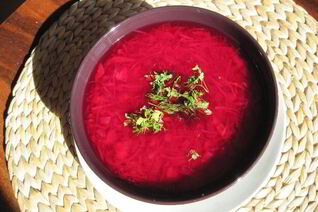 Летний борщ