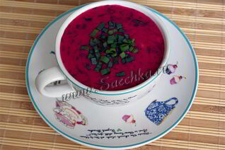 Литовский холодный борщ