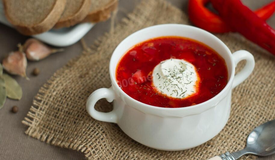 Рецепт вегетарианского борща