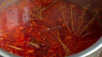 вегетарианский борщ