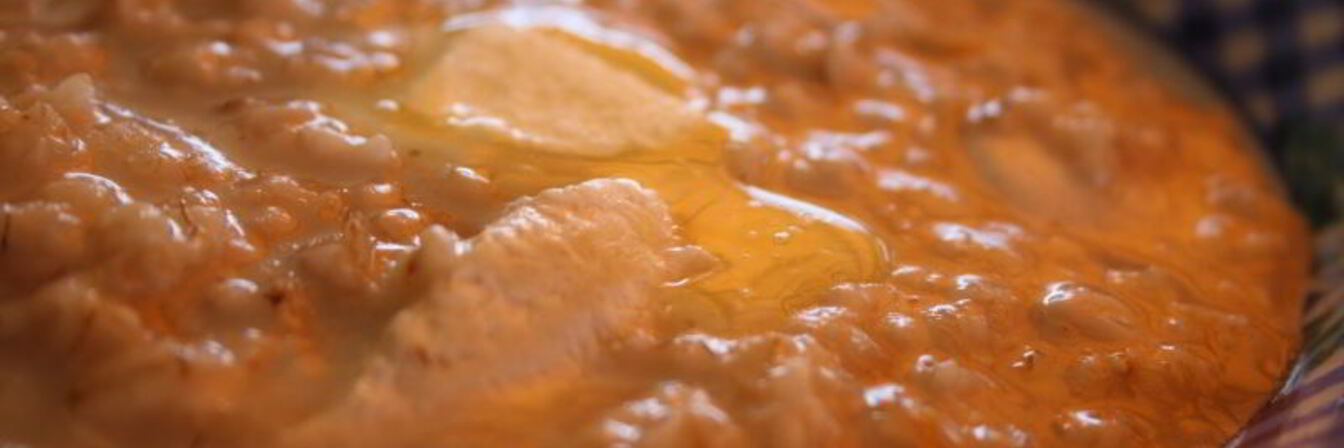 Овсяная каша на курином бульоне