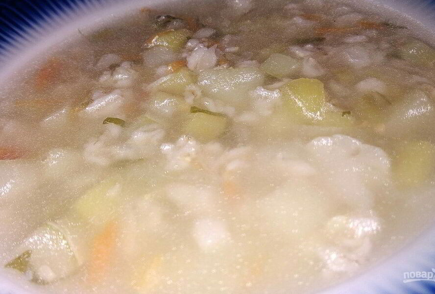 Диетический суп с овсянкой