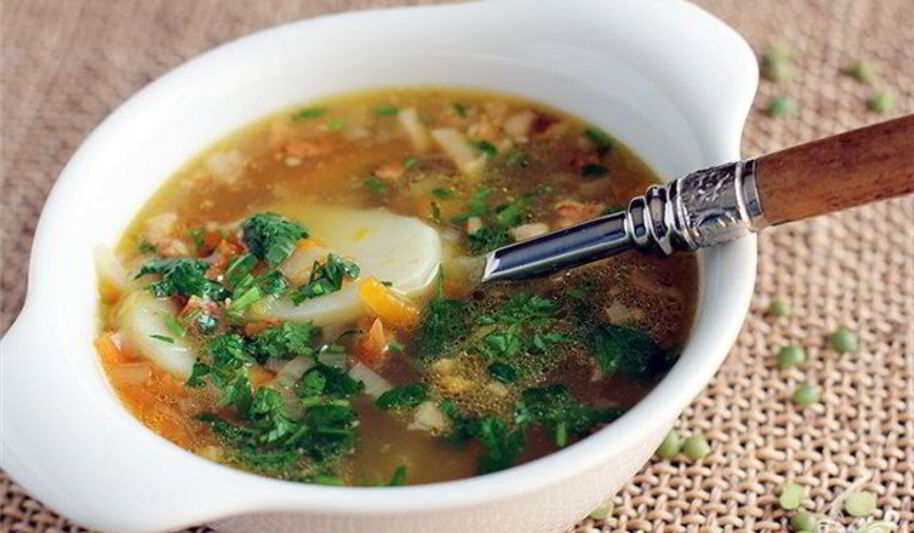 Рецепт горохового супа объедения