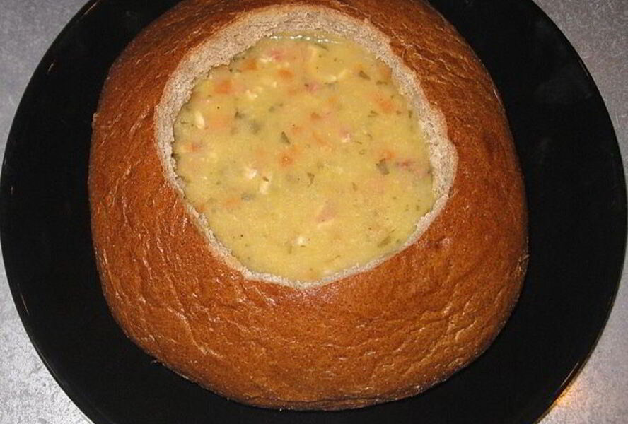 Гороховый суп с грудинкой