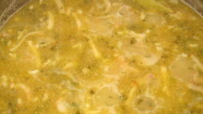 гороховый суп с грудинкой