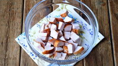 гороховый суп с копченой курицей