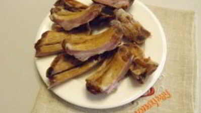 гороховый суп с копчеными ребрышками