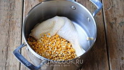 гороховый суп с курицей