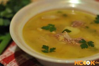 Гороховый суп с мясом