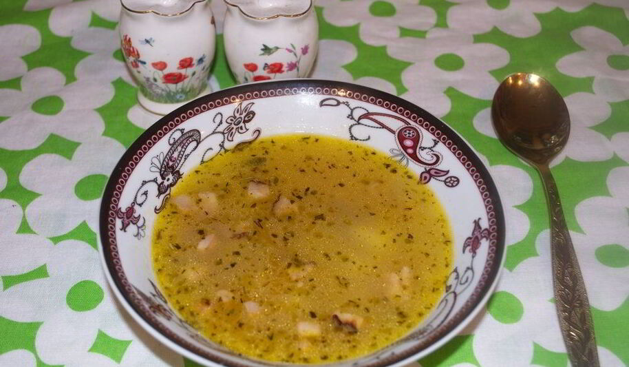 Рецепт горохового супа с салом