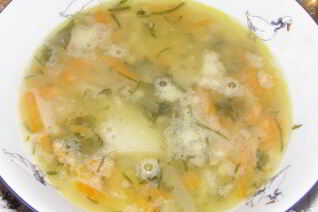 Гороховый суп с сельдереем