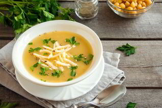 Гороховый суп с сыром