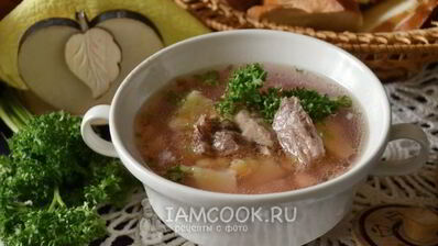 гороховый суп с тушенкой