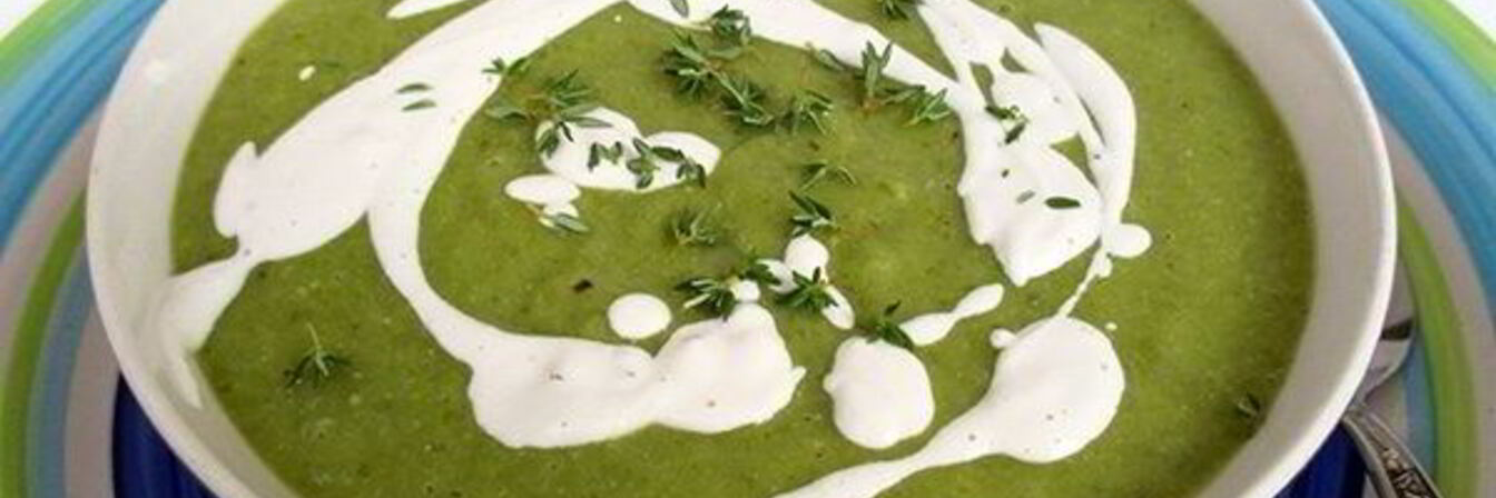 Суп из молодого гороха