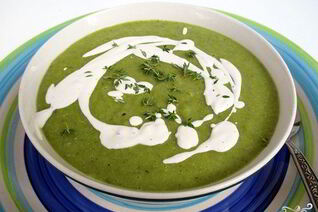 Суп из молодого гороха