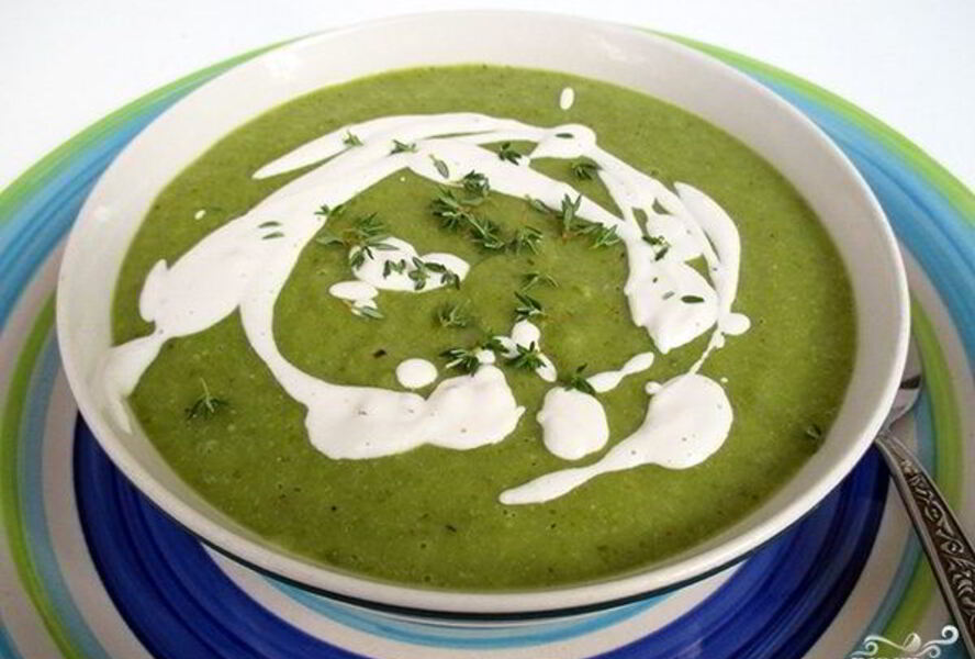 Суп из молодого гороха