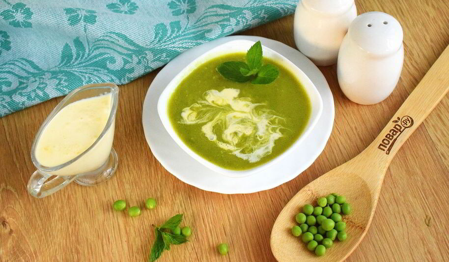 Рецепт супа из зеленого гороха