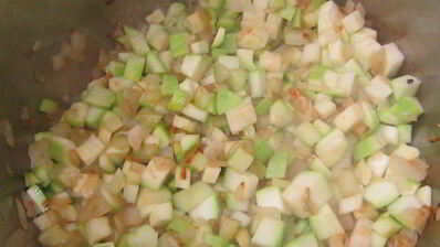 густой суп с кабачками по-мексикански