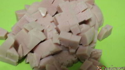 кабачковый суп с ветчиной и плавленным сыром