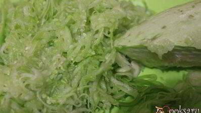 кабачковый суп с ветчиной и плавленным сыром