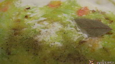 кабачковый суп с ветчиной и плавленным сыром