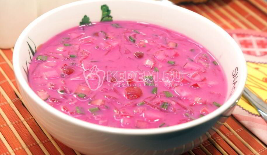 Рецепт холодника иза свекл