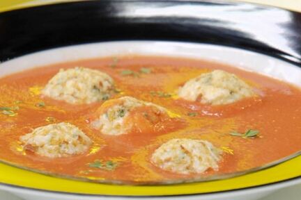 Холодный томатный суп