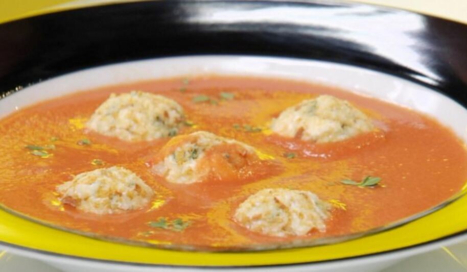 Рецепт холодного томатного супа