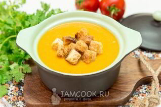 Крем-суп из красной чечевицы без картофеля