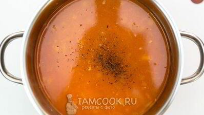 крем-суп из красной чечевицы без картофеля