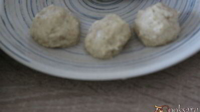 куриный суп с картофельными клецками и гречневыми хлопьями