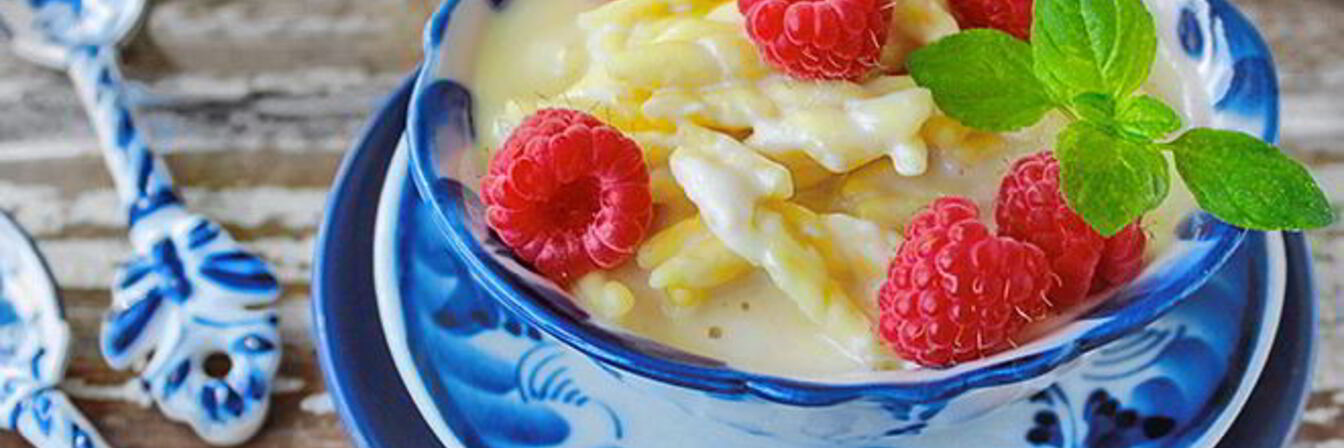 Молочный суп с вермишелью