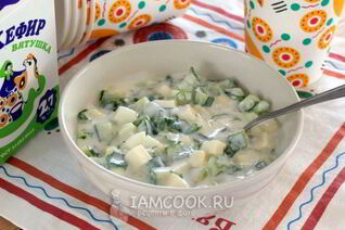 Диетическая окрошка