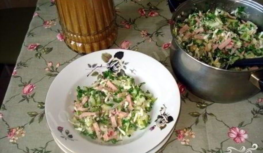 Рецепт окрошки на березовом соке