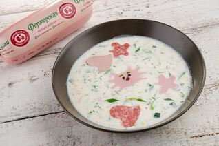 Окрошка на кефире