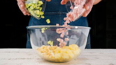 окрошка на кефире