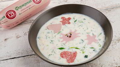 окрошка на кефире