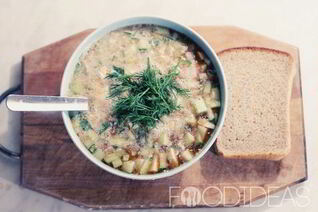 Окрошка на квасе