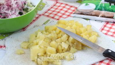 окрошка на сыворотке и сметане